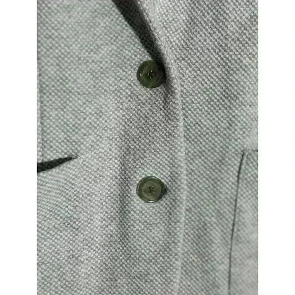 Talbots Petites Grey/White Blazer Jacket Woman Size 10 PETITE - Picture 6 of 13